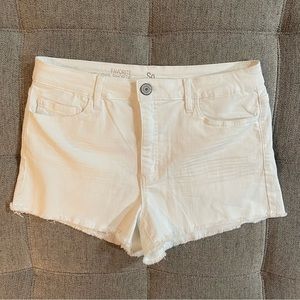 SO Favorite High-Rise Shortie White Shorts
